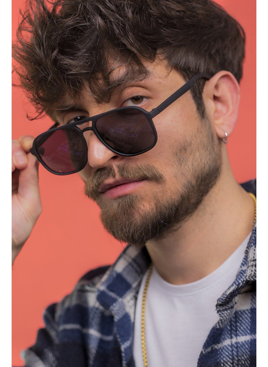 Focus On Asgard Matte Black Smoked Unisex Sunglasses  - Image 4