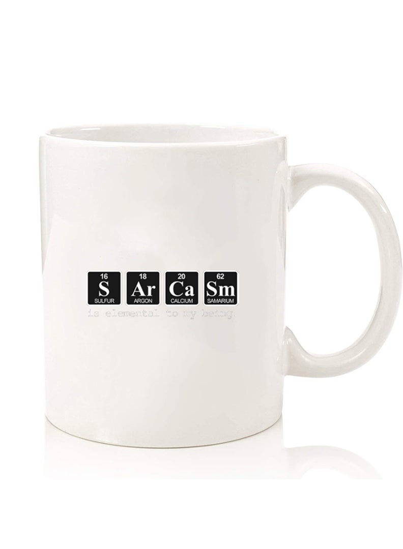 Theodor Premium Quality Two Sided Printed Coffee Mug Tea Cup For Home Office, Kids Men Women Sarcasm  - Image 1