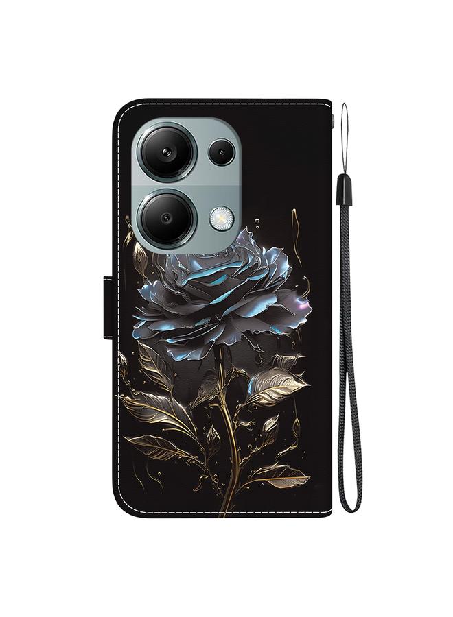 erorex Case For Xiaomi Poco M6 Pro 4G Crystal Texture Colored Drawing Leather Phone Case - Image 4