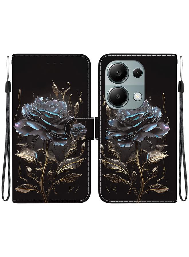 erorex Case For Xiaomi Poco M6 Pro 4G Crystal Texture Colored Drawing Leather Phone Case - Image 1