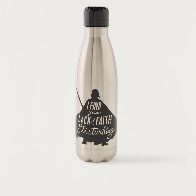 LIFESTYLE Slogan Print Stainless Steel Water Bottle for Everyone - Image 1