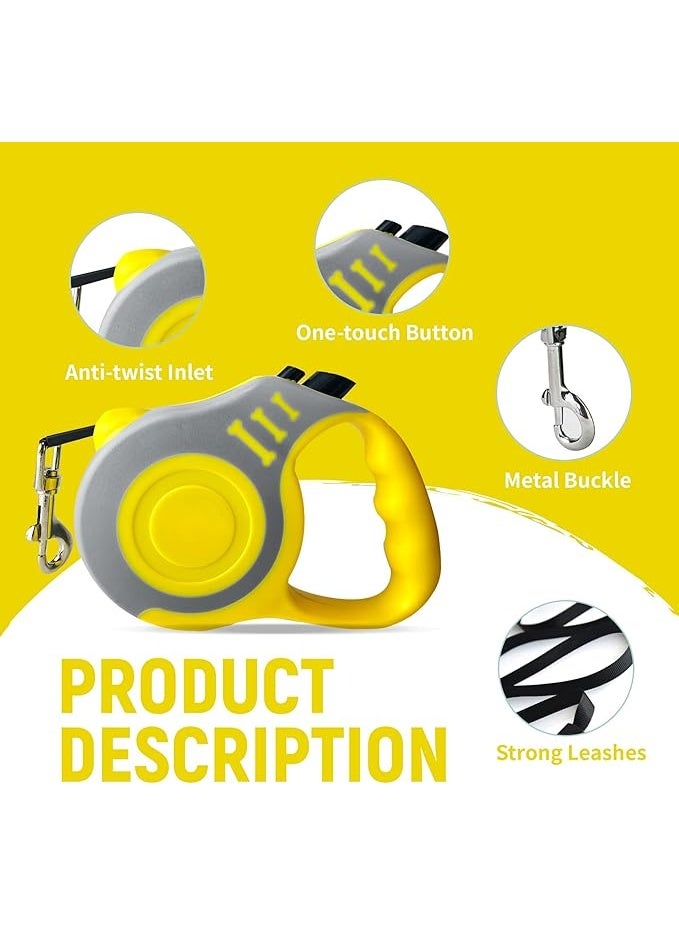 KASTWAVE Automatic Retractable Dog Leash 16 FT Durable Pet Tape with Non-Slip Handle Tangle Free Design for Small and Medium Dogs Convenient Pause and Lock Feature - Image 5