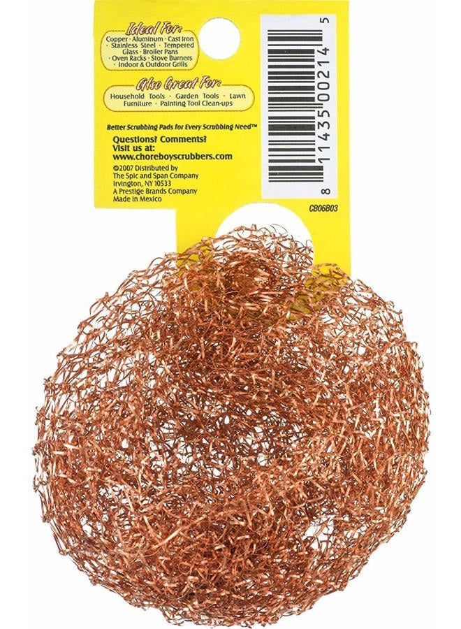 Chore Boy Ultimate Copper Scrubber Scouring Pad, Pure Copper (10-Pack) - Image 2