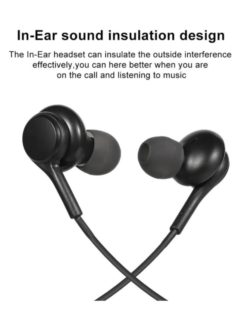 Generic TYPE C Earphones In-ear | Wired Earbuds Stereo Headphones | USB C Wired Earphones | Built- in Mic & Volume Control |  - Image 1