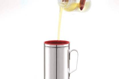 Aquasleri Oil Dispenser| Oil Nozzel| Oil Pot| Oil Bottle| 1000ml Stainless Steel Oil Stoppers & Pourers (Pack of 2) - Image 4
