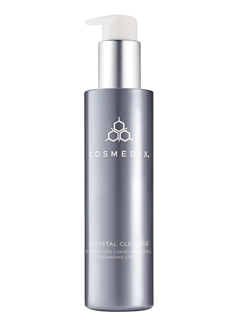 CosMedix Cosmedix Crystal Cleanse - Hydrating Liquid Cleansing Cream - Removes Daily Impurities - Gentle Enough for All Skin Types - Delivers Long-Lasting Moisture - Refreshes Your Complexion - 5.5 oz  - Image 1