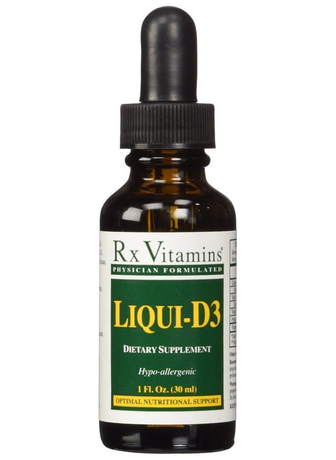 Rx Vitamins Liquid3 2000 Iu 1 Fl Oz (Pack Of 1)  - Image 1