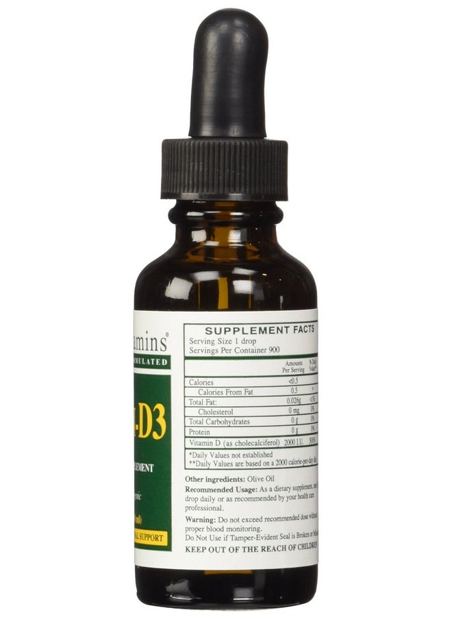 Rx Vitamins Liquid3 2000 Iu 1 Fl Oz (Pack Of 1)  - Image 3