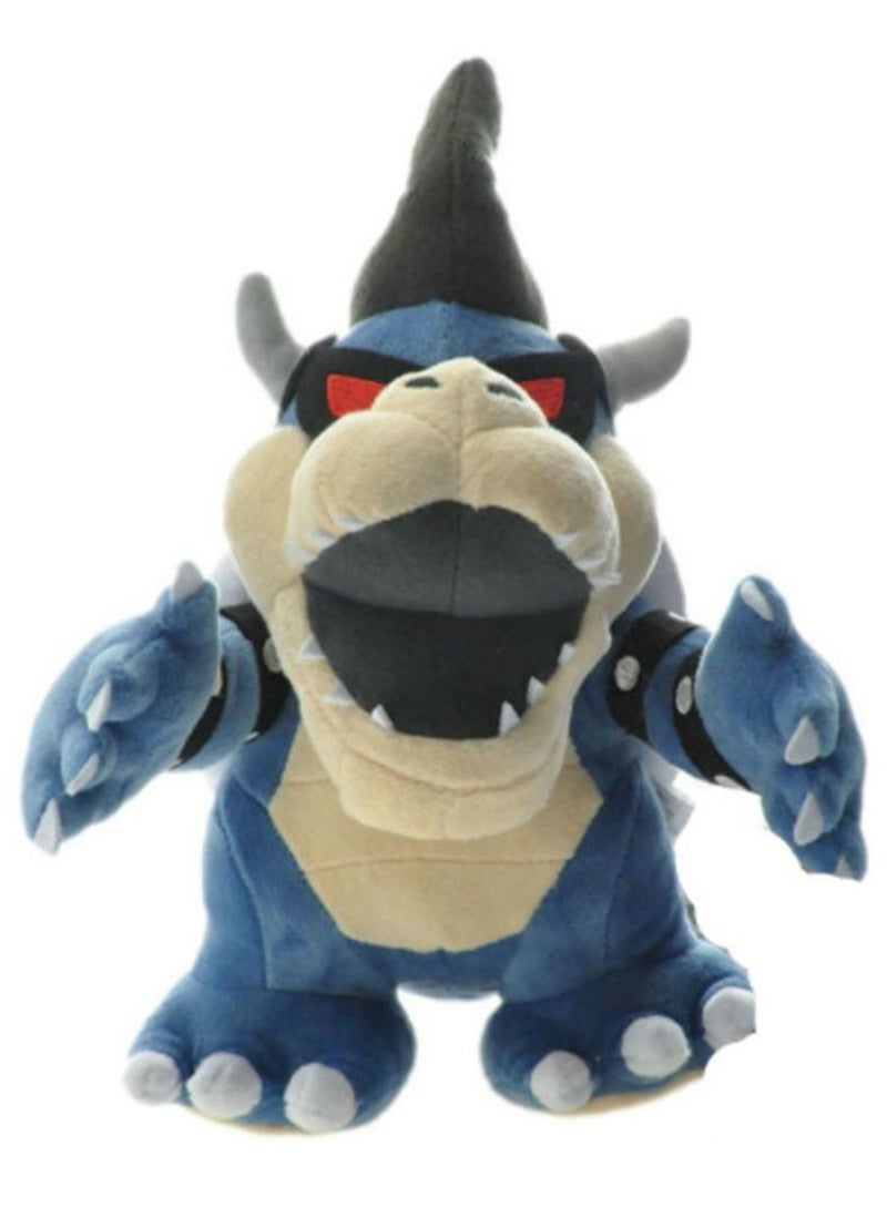 general Best Super Mario Blue Bowser King Koopa Jumbo Size Stuffed Plush Toy-Blue Edition