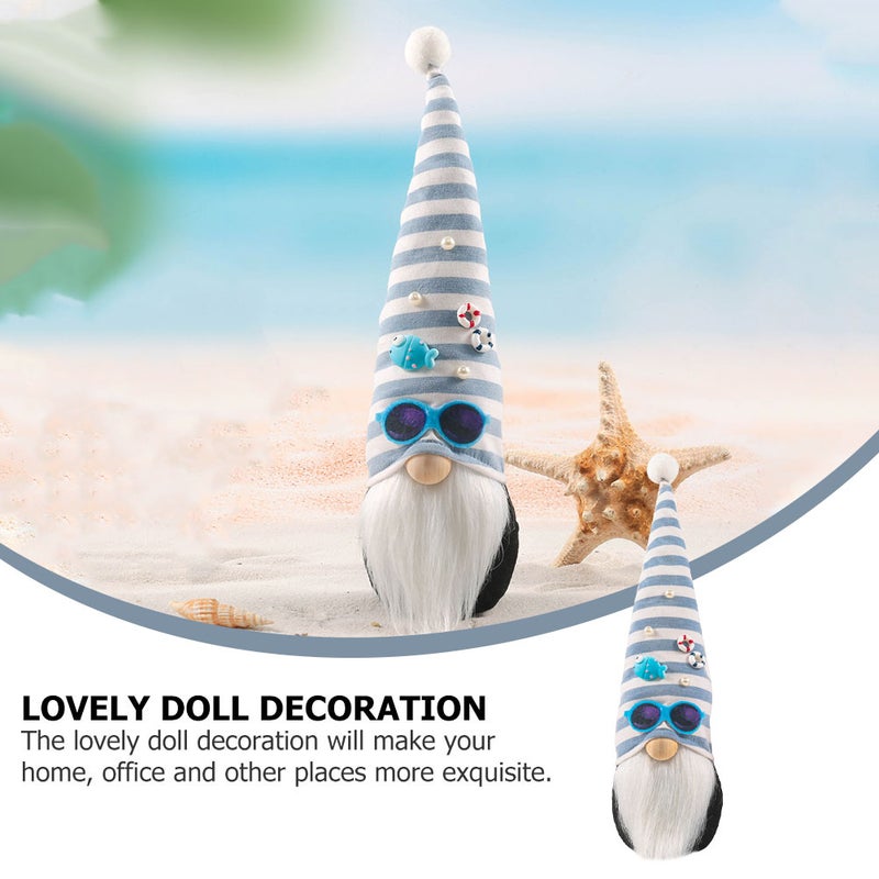 1Pc Doll Lovely Beach Rudolph Doll Practical Shop Window Adornment - Image 5