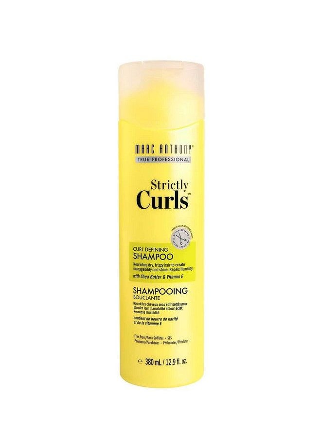 MARC ANTHONY - Strictly Curl Curl Defining Shea Butter And Vitamin E Oil Anti Frizz Paraben Free Sulfate Free And Curl Enhancing Shampoo For All Types Of Curly Hair - Image 1