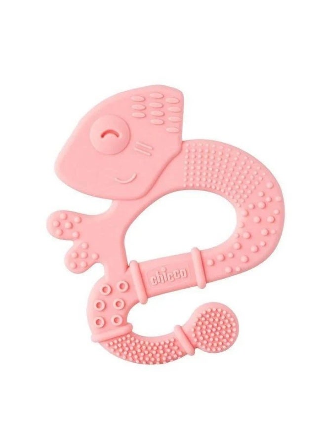 Chicco Super Soft Iguana Teether 2m+ Pink - Image 1