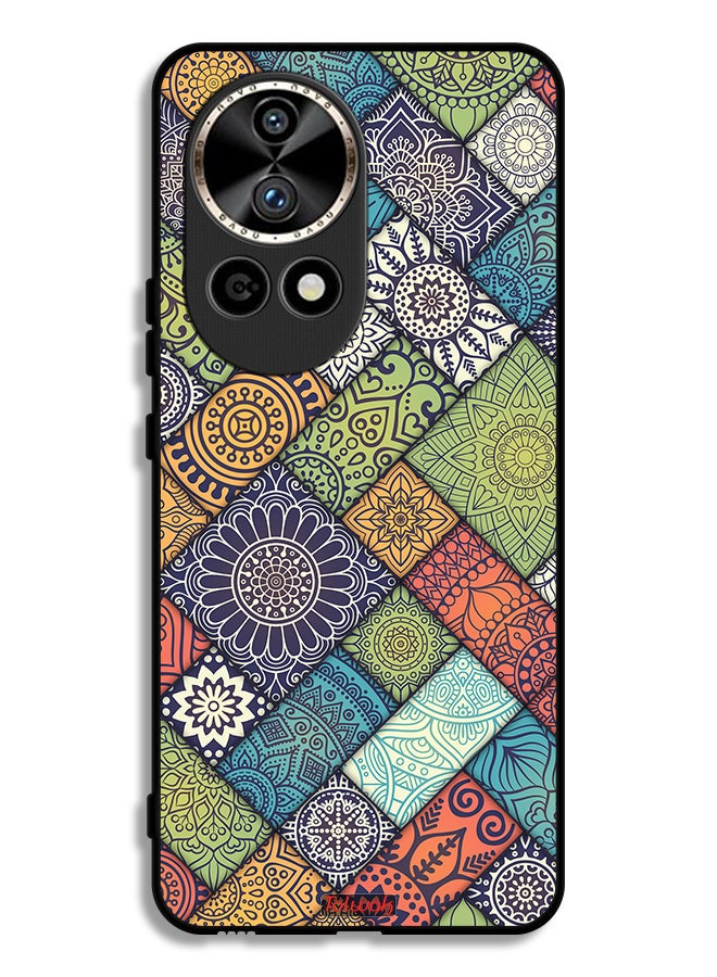 Tolwak Huawei nova 12 Pro 5G Protective Case Cover Mandala Pattern - Image 1