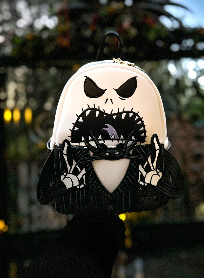Loungefly Exclusive Nightmare Before Christmas Angry Jack Skellington Mini Backpack - A Must-Have Disney Collector's Item for NBC Fans - Image 3
