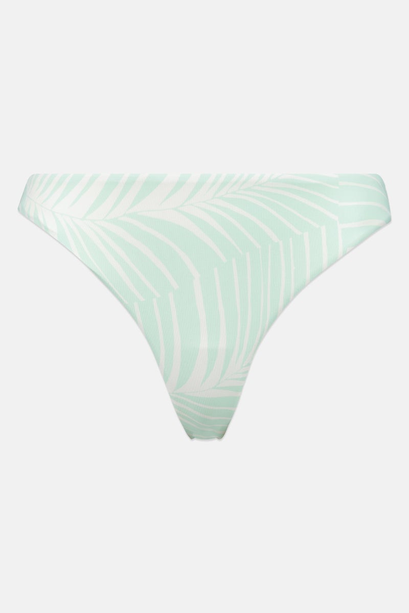 Roxy Women Allover Print Bikini Bottom, Light Green - Image 3