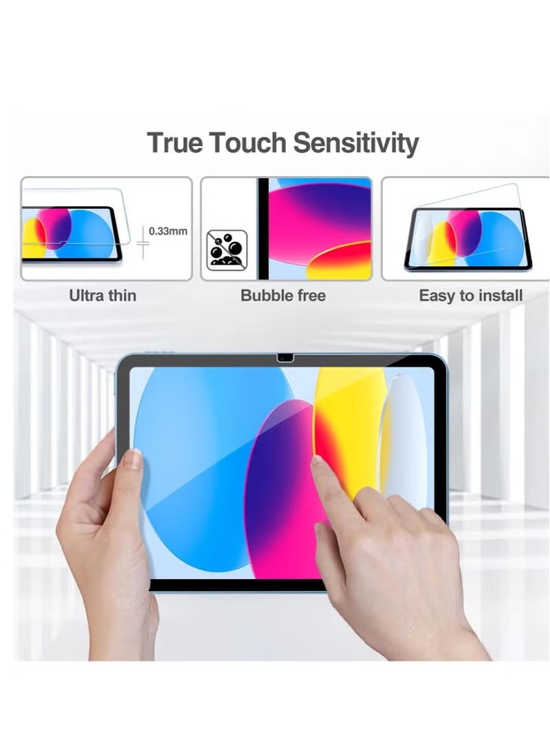 Glass Screen Protection - Toughened - for iPad10, 10.9 - High Hardness - Anti-fingerprint  - Image 2