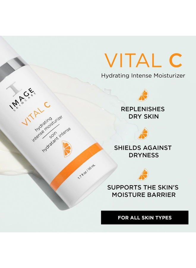 IMAGE SKINCARE مرطب مكثف مرطب VITAL C، لوشن للوجه مع حمض الهيالورونيك وزبدة الشيا، 1.7 أونصة سائلة - Image 2