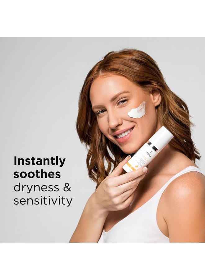 IMAGE SKINCARE مرطب مكثف مرطب VITAL C، لوشن للوجه مع حمض الهيالورونيك وزبدة الشيا، 1.7 أونصة سائلة - Image 3