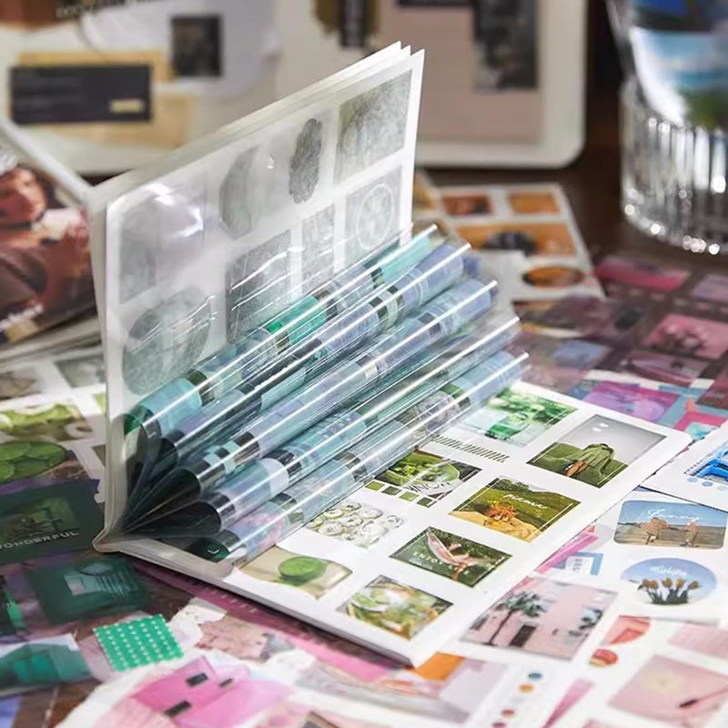 DEOXY Pack of 5 Book,Paper Magazine Material Stickers This Letter in The Wind Series Creative Hand Account Decoration Stickers 5 Options Decorative Wax Seal Sticker (DX-0015) - Image 2