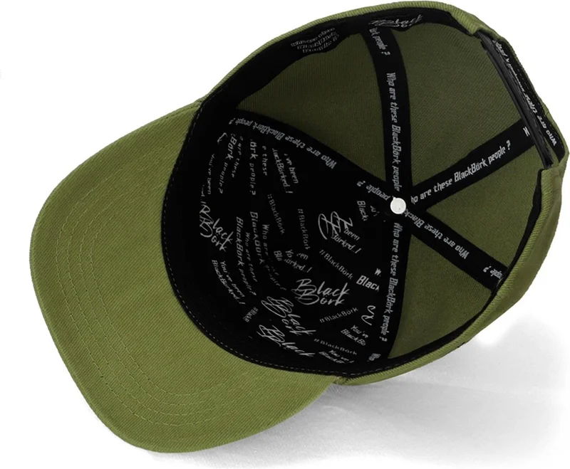 بلاك بورك V1 Baseball Kids Jaguar - Unisex Light Green Kids Hat (Cap) with 1 Code Logo