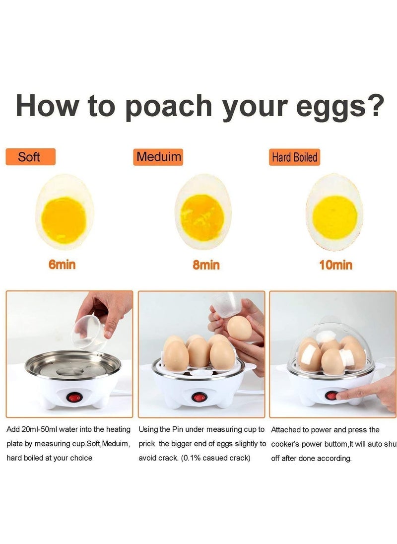 Toshionics 7 Electric Egg Boiler Cooker with Auto Shut-Off  - Image 3