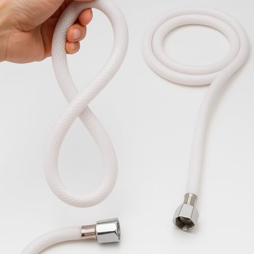 WOYO 1.2 Meter Flexible Inlet Pipe for Health Faucet & Jet Shower – Hot & Cold Water Hose, High Pressure, Anti-Burst, Leak-Proof, Durable Bathroom & Kitchen Connection Tube - Image 5