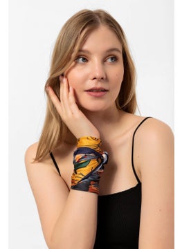 Saria Moda Saria Fashion Leaf Pattern Scarf Bandana  - Image 3