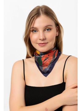 Saria Moda Saria Fashion Leaf Pattern Scarf Bandana  - Image 2