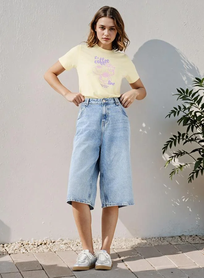 سبلاش فيڤ تيشيرت بطبعة جرافيك