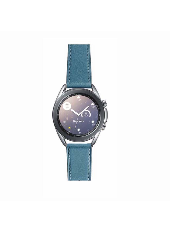 NIBEMINENT Replacement Band For Samsung Galaxy Watch3 Peacock Blue - Image 2