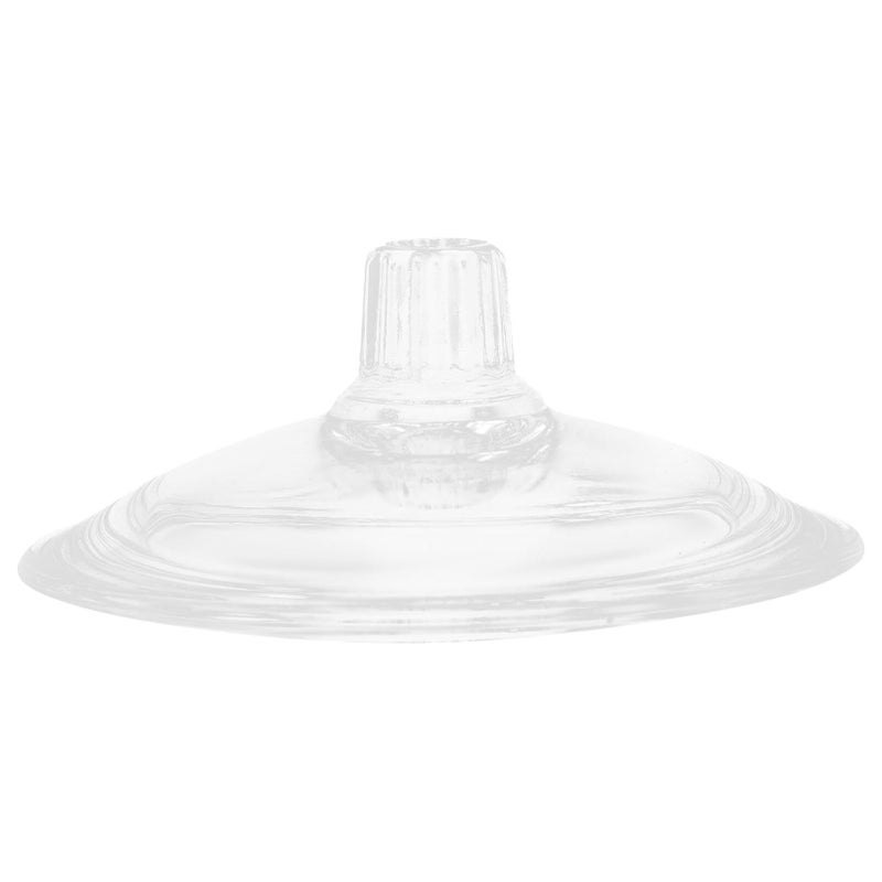 Kichvoe Glass Cup Lid Replacement Transparent Drink Cover With Ergonomic Handle - Image 2