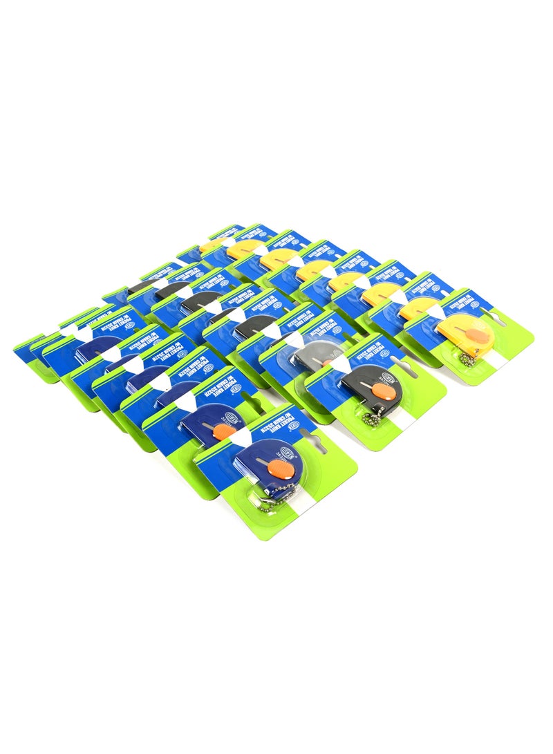 FIS فيس 24 قطعة قاطع جيب صغير مع سلسلة قفل دفع بطاقات بلاستر_FSCU3532H - Image 1