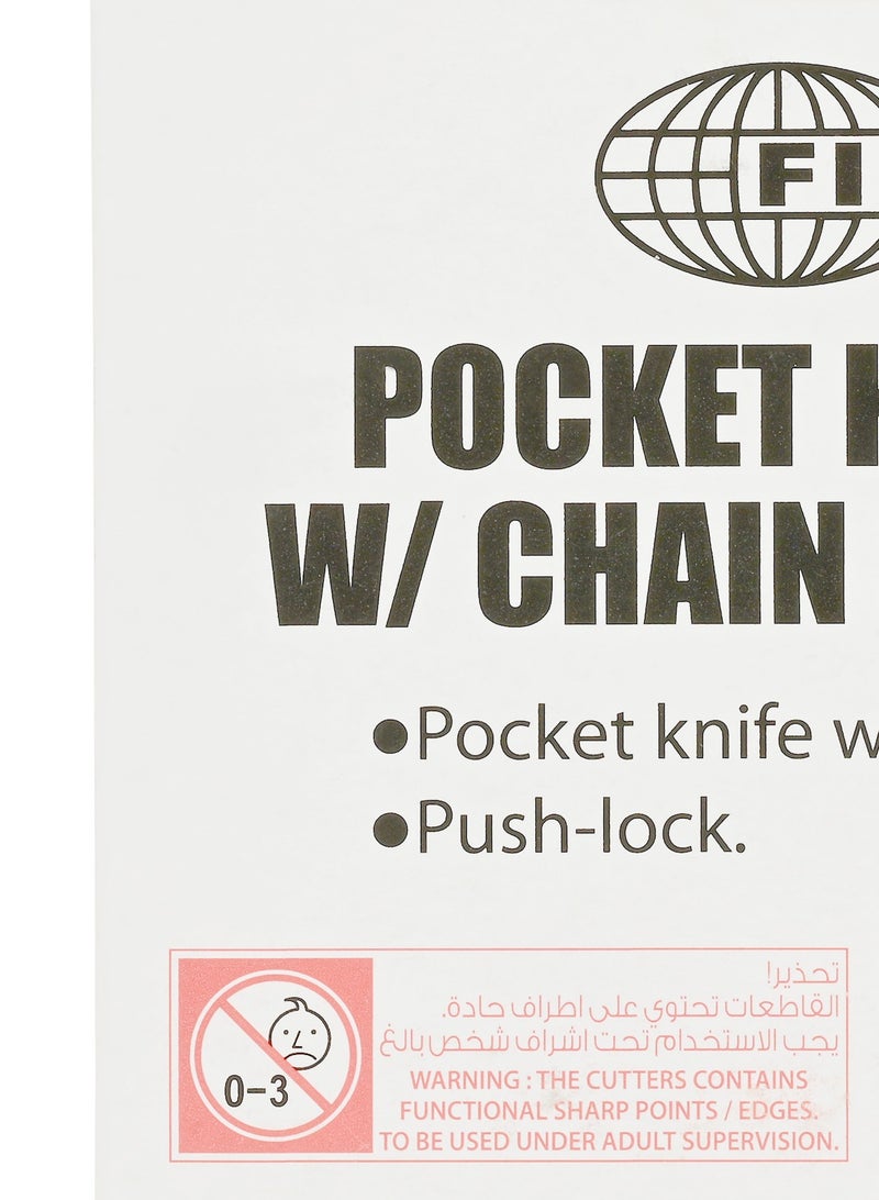 FIS فيس 24 قطعة قاطع جيب صغير مع سلسلة قفل دفع بطاقات بلاستر_FSCU3532H - Image 5