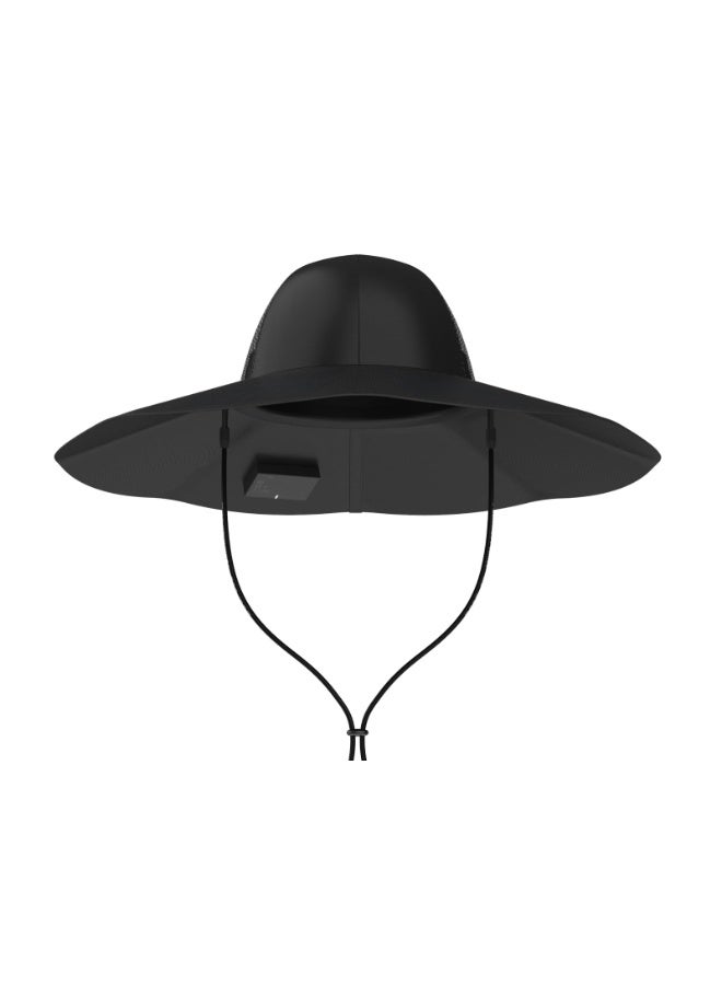ECOFLOW EF ECOFLOW Power Hat, 360° Solar Powered Wearable Hat, Ultra Light, Waterproof, Foldable, Dual USB-A & USB-C Ports, Charge Smart Phones For Hiking, Fishing, Beach - Image 1