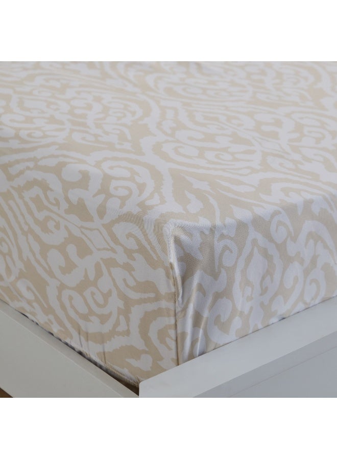 Home Box ملاءة سرير ماتريكس إيسن كينج - بنمط بيج - Image 4