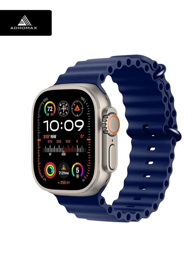 adhomax - New 2025 T800 Ultra Smart Watch, Series 8, Elegant Design 1.99", Infinite Display, Fitness Tracker, Heart Rate, Oxygen Monitor, Calls, Wireless Charging, Works With IOS, android for men, women - Image 1
