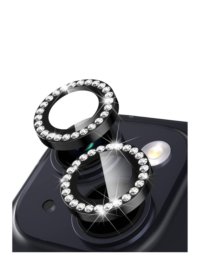 Diamond Camera Protection Lens for Apple Iphone 16/ 16/ 16/16 Plus /  Diamond Blac  - Image 1