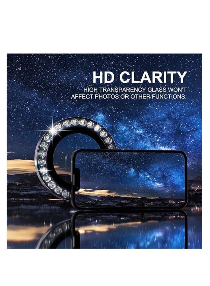 Diamond Camera Protection Lens for Apple Iphone 16/ 16/ 16/16 Plus /  Diamond Blac  - Image 4