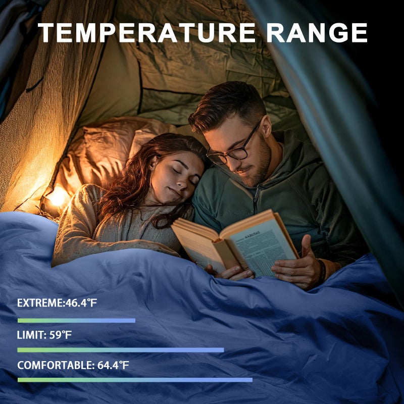 TANSTRIDER Ultralight Warm Weather Sleeping Bag - Portable, Waterproof, Compact Lightweight, Comfort with Compression Sack - Great for Outdoor Camping, Backpacking & Hiking -75" L x 30" W Fits Adults - Image 4