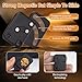 D.G.PLAYER DGPLAYER Fidget Toys Adults Magnetic Metal EDC Fidget Slider for ADHD Relieve Stress Tension Anxiety Focus Find Inspiration Backpack Purse Hanging DecorationAlloy Black - Image 4