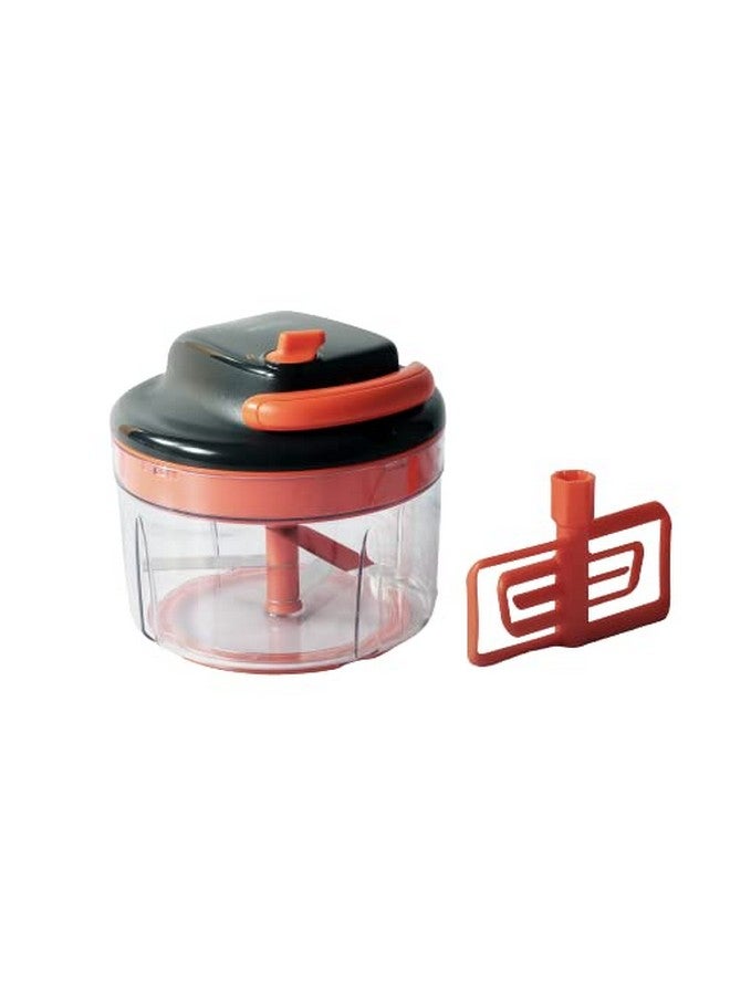 MEYER Meyer 2 Speed Pulling Chopper | Chopper for Kitchen | Kitchen Accessories Items | Chopper | Vegetable Chopper | Kitchen Tools | Vegetable Cutter | Kitchen Items, Orange  - Image 1
