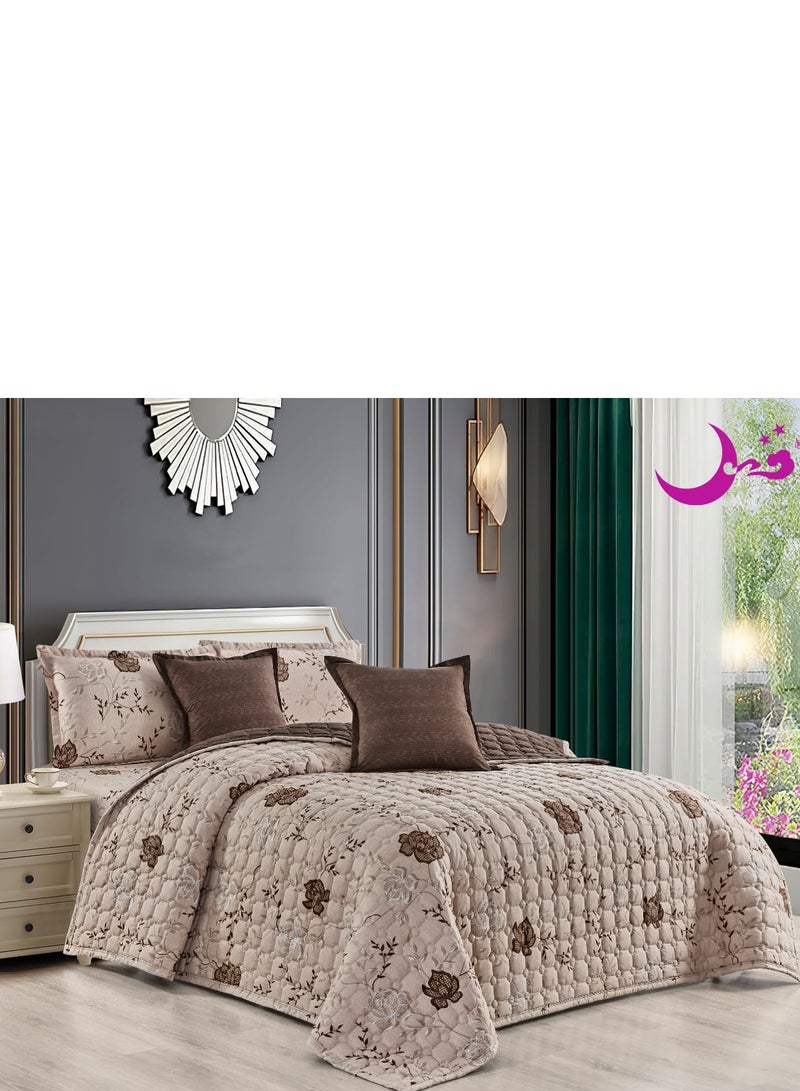 Moon Single quilt set with batted sheet, consisting of 4 pieces, size 170 x 220 cm  - Image 1