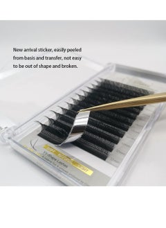 Generic Natural hair eyelashes 10 curls D  - Image 3