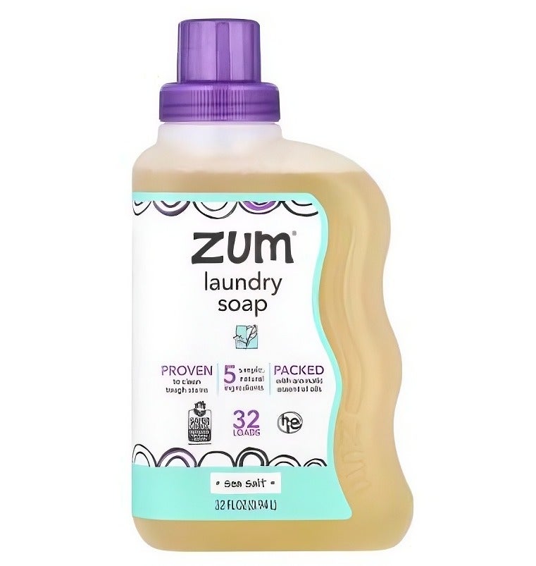 ZUM, Laundry Soap, Sea Salt, 32 fl oz (0.94 l) - Image 1