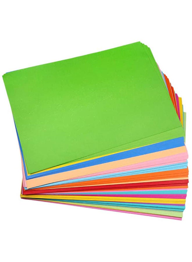 NIBEMINENT 50-Piece Colored Art Folding Cardboard Origami For DIY Handmade Kids And Craft Activities - Image 1