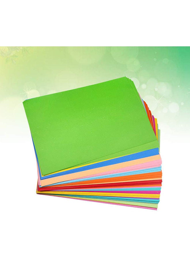 NIBEMINENT 50-Piece Colored Art Folding Cardboard Origami For DIY Handmade Kids And Craft Activities - Image 3