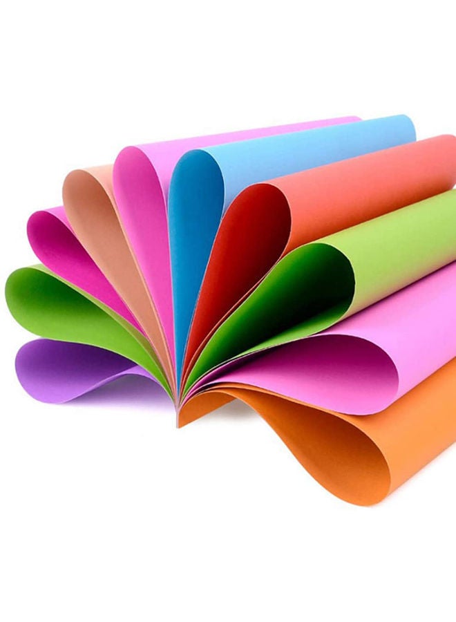 NIBEMINENT 50-Piece Colored Art Folding Cardboard Origami For DIY Handmade Kids And Craft Activities - Image 4