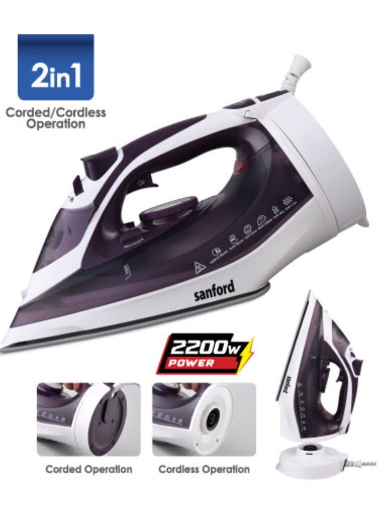 Sanford Ink Corporation - Products Sanford 2200W Ceramic Steam Iron SF79CI - Image 1