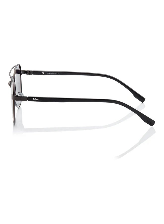 Lee Cooper Unisex Polarized Sunglasses Gun Frame Gradient Grey Mirror Lens 56mm  - LC1206C02 - Image 3