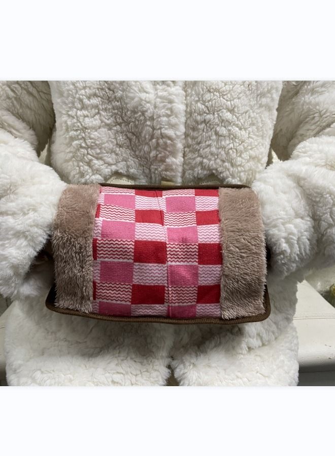 حقيبة الماء الكهربائية الحرارية   بألوان ونقوش مختلفة (بنفسجي، أزرق، بني، إلخ) - Image 4